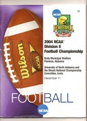 2004 NCAA Division 2 football Championship Program Valdosta State Pittsburg Stat