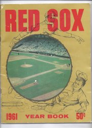 1961 Boston Red Sox Yearbook MLB Baseball