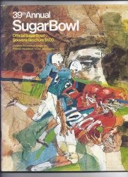 1973 Sugar Bowl Game Program Oklahoma Penn state