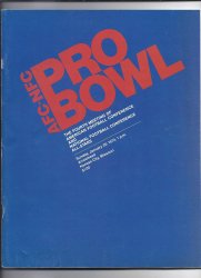 1974 NFL Pro Bowl Game Program NFC AFC All Sars