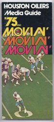 1975 Houston Oilers Media Guide