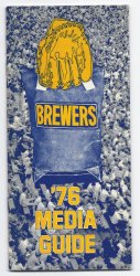 1976 Milwaukee brewers Media Guide