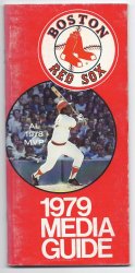 1979 Boston red sox media guide