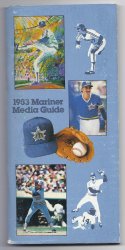 1983 Seattle Mariners Media Guide