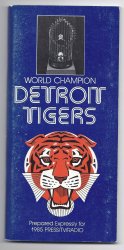 1985 Detroit Tigers Media Guide