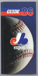 1986 Montreal Expos media guide