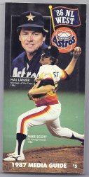 1987 Houston Astros Media Guide
