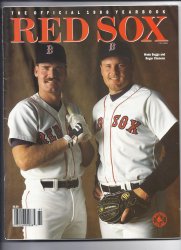 1988 Boston Red Sox Official Yearbook MLB Baseball