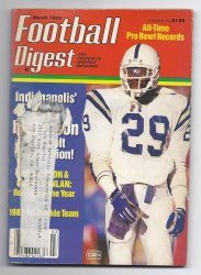 1988 football digest March Indianapolis Colts Eric Dickerson