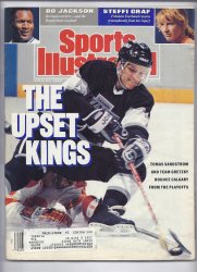 1990 Sports Illustrated Magazine April 23rd Los Angeles Kings