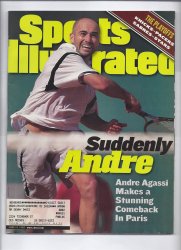 1999 Sports Illustrated Magazine June 14th Andre Agassi Tennis