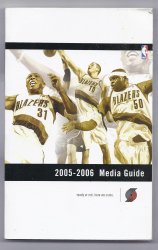2005-06 Portland Trailblazers Media Guide