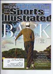 2013 Sports Illustrated Magazine April 8th Tiger Woods