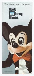 1976 The Vacationer's Guide To walt Disney World brochure 