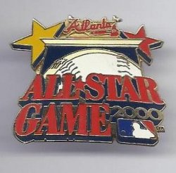2000 MLB All Star Game Atlanta Pin
