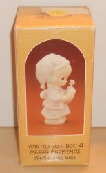 precious moments time to wish you a merry christmas Special Issue 1988 MIB