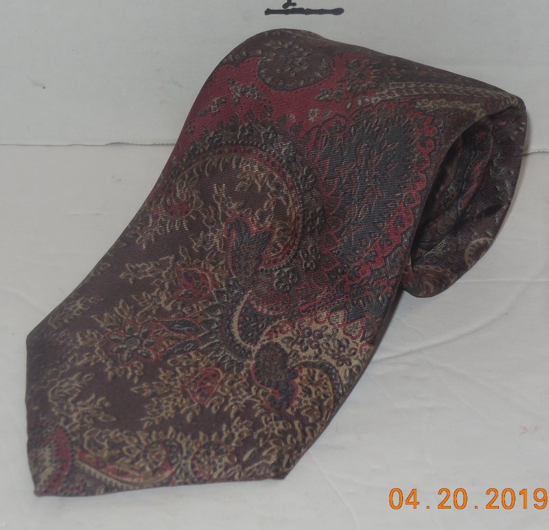 Image 0 of geoffrey beene 100% silk tie 58