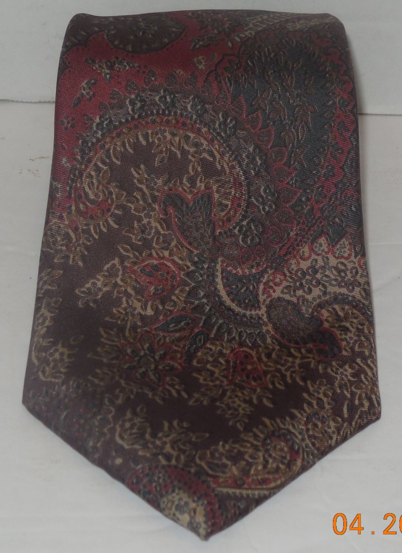 Image 2 of geoffrey beene 100% silk tie 58