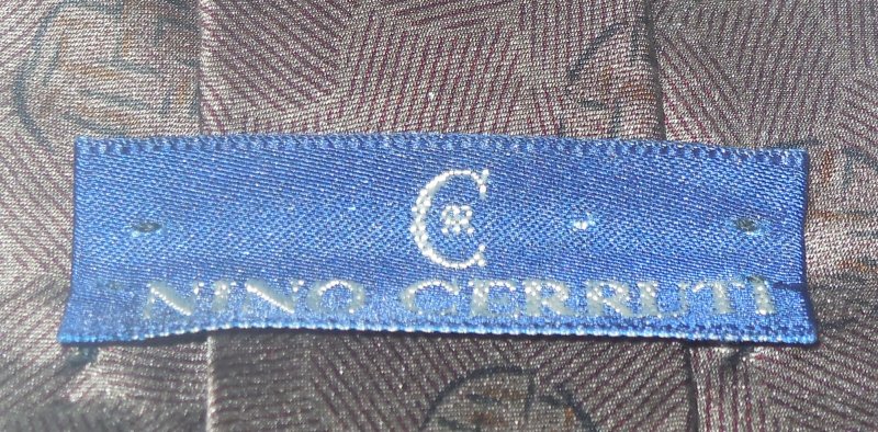 Image 4 of nino cerruti 100% silk tie 58
