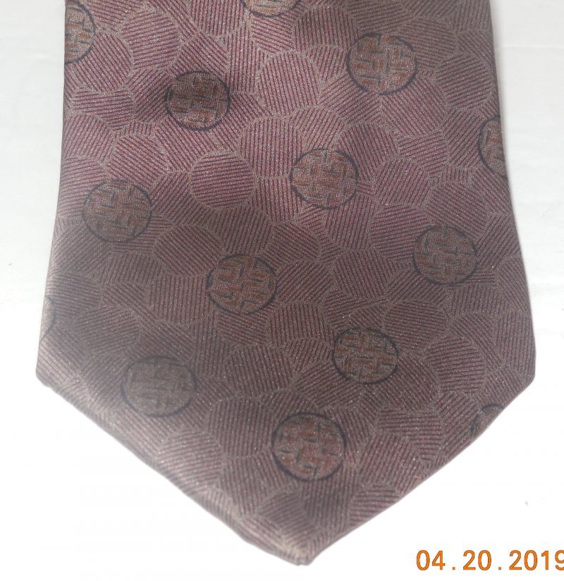 Image 2 of nino cerruti 100% silk tie 58