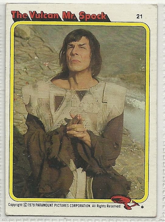 1979 Topps Star Trek The Motion Picture Card #21 The Vulcan Mr. Spock