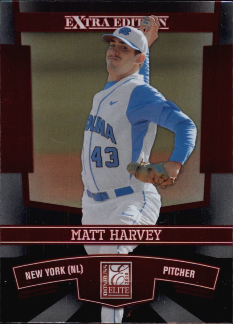 2010 Donruss Elite Extra Edition #46 Matt Harvey Mets RC