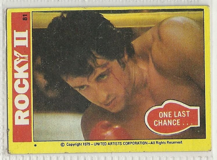 Image 0 of 1979 Topps Rocky II #81 One Last Chance ...