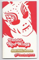 1975-76 Detroit Redwings Media Guide