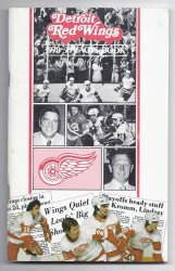 1978-79 Detroit Redwings Media Guide