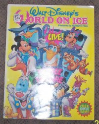 1992 Walt Disney's World on ice Double Feature Program Vintage Rare OOP