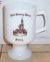Vintage 80's Walt Disney World Phil Cup Mug Rare OOP