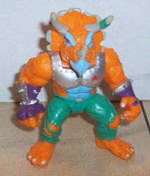 1990 Playmates Toys TMNT TRICERATON Figure Teenage Mutant Ninja Turtles Vintage