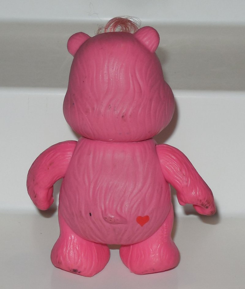 Image 1 of 1984 Kenner CARE BEARS LOVE A LOT Bear Poseable Figure Vintage