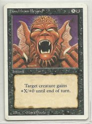 MTG Magic The Gathering 3rd Edition Howl from Beyond Card Common