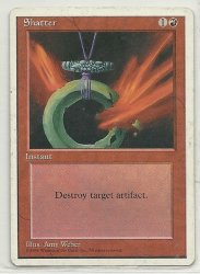 MTG Magic The Gathering 4th Edition Shatter Card Common