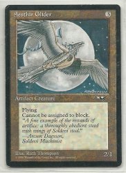 MTG Magic The Gathering Alliances Aesthir Glider  Card Common