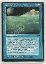 MTG Magic The Gathering Fallen Empires Tidal Influence Card Uncommon