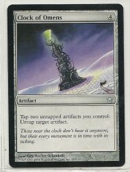 MTG Magic The Gathering Fifth Dawn Clock of Omens Card Uncommon