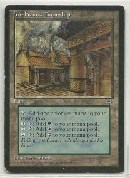 MTG Magic The Gathering Homelands An-Havva Township Card Uncommon