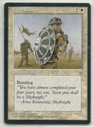 MTG Magic The Gathering Ice Age Shield Bearer Card Common
