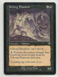 MTG Magic The Gathering Invasion Urborg Phantom Card Common