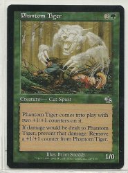 MTG Magic The Gathering Judgment Phantom Tiger Card Common