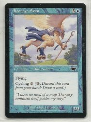 MTG Magic The Gathering Legions Keeneye Aven Card Common