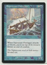MTG Magic The Gathering Mercadian Masques Saprazzan Outrigger Card Common
