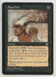 MTG Magic The Gathering Stronghold Mind Peel Card Common