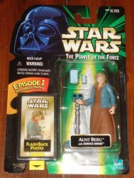 Star Wars POTF Flashback Aunt Beru w Service Droid 1999