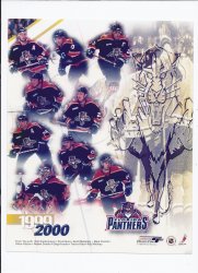 Florida Panthers 1999-2000 Team Composite 8x10 photo