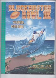 1993 Blockbuster Bowl Game Program Stanford Penn State