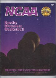 1990 Womens Final Four Program Auburn Stanford Louisiana Tech Virginia