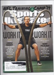 2014 Sports Illustrated Magazine Drew Brees New Orlean Saints 7 28 14